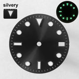 151 type of dials Submariner 28.5mm dial with calendar window suitable for NH35 movement luminous dial can support DIY dial customization name/logo