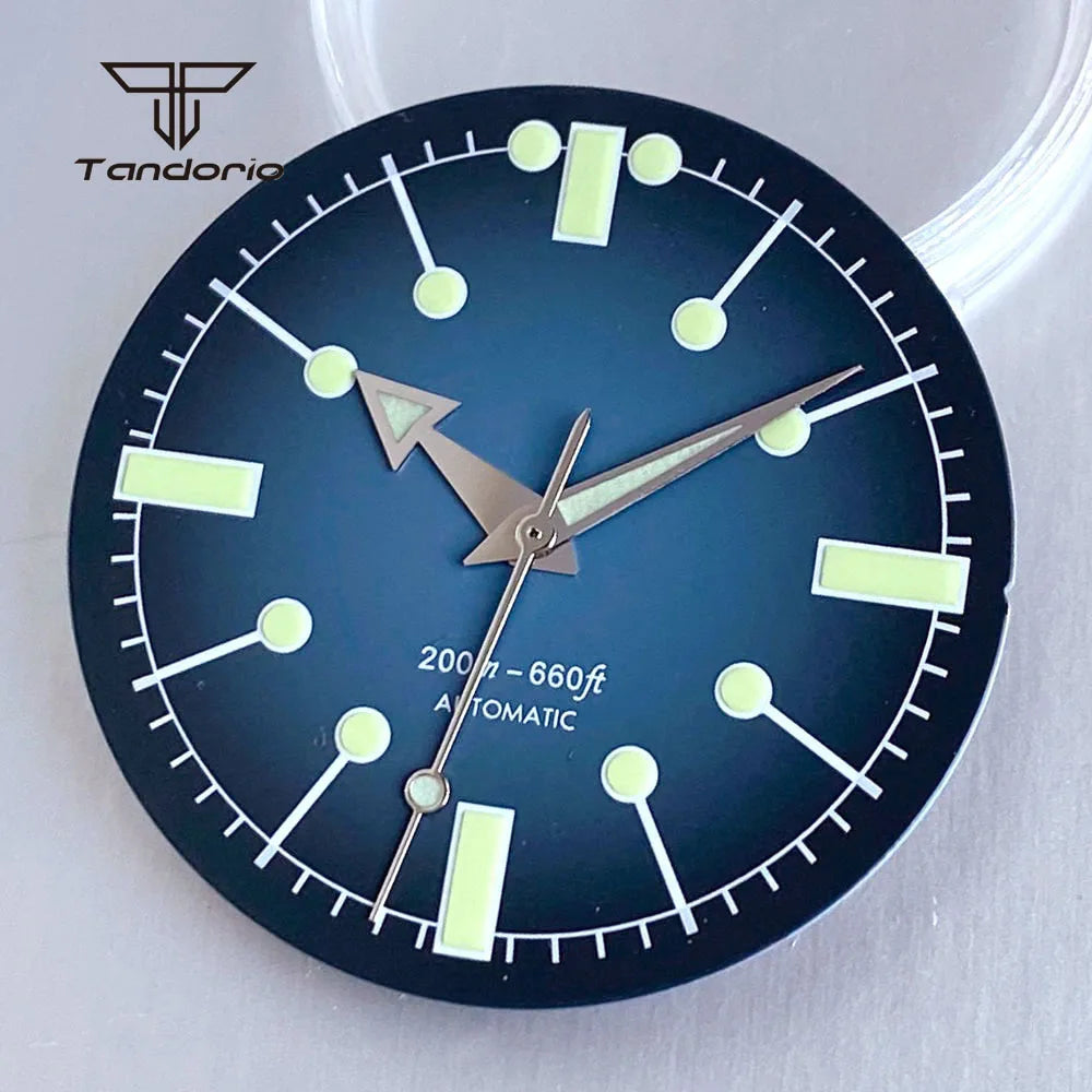 40mm Serica Mod Dive Case Domed Sapphire +Bracelet+31mm Dial+Hands Mod Accessories Fit NH35 NH36 NH38 ETA2824 PT5000 ST2130 Miyota8215