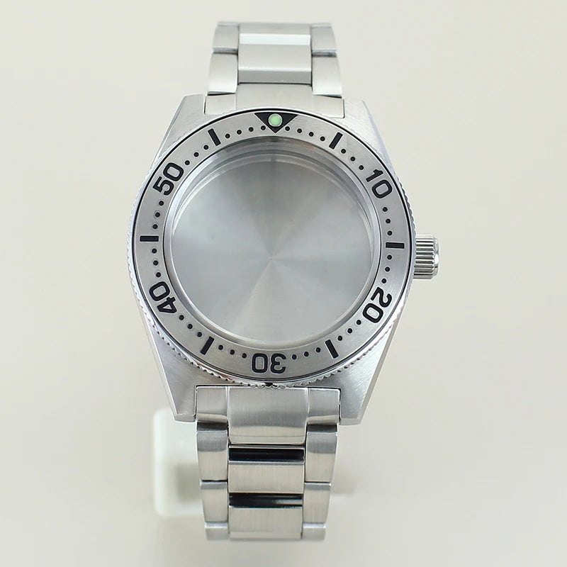 40.5mm Modified SPB143J1/SPB253J1 Black Tiger Whale Watch Case For Seiko NH35 NH34 NH36 NH38 Movement