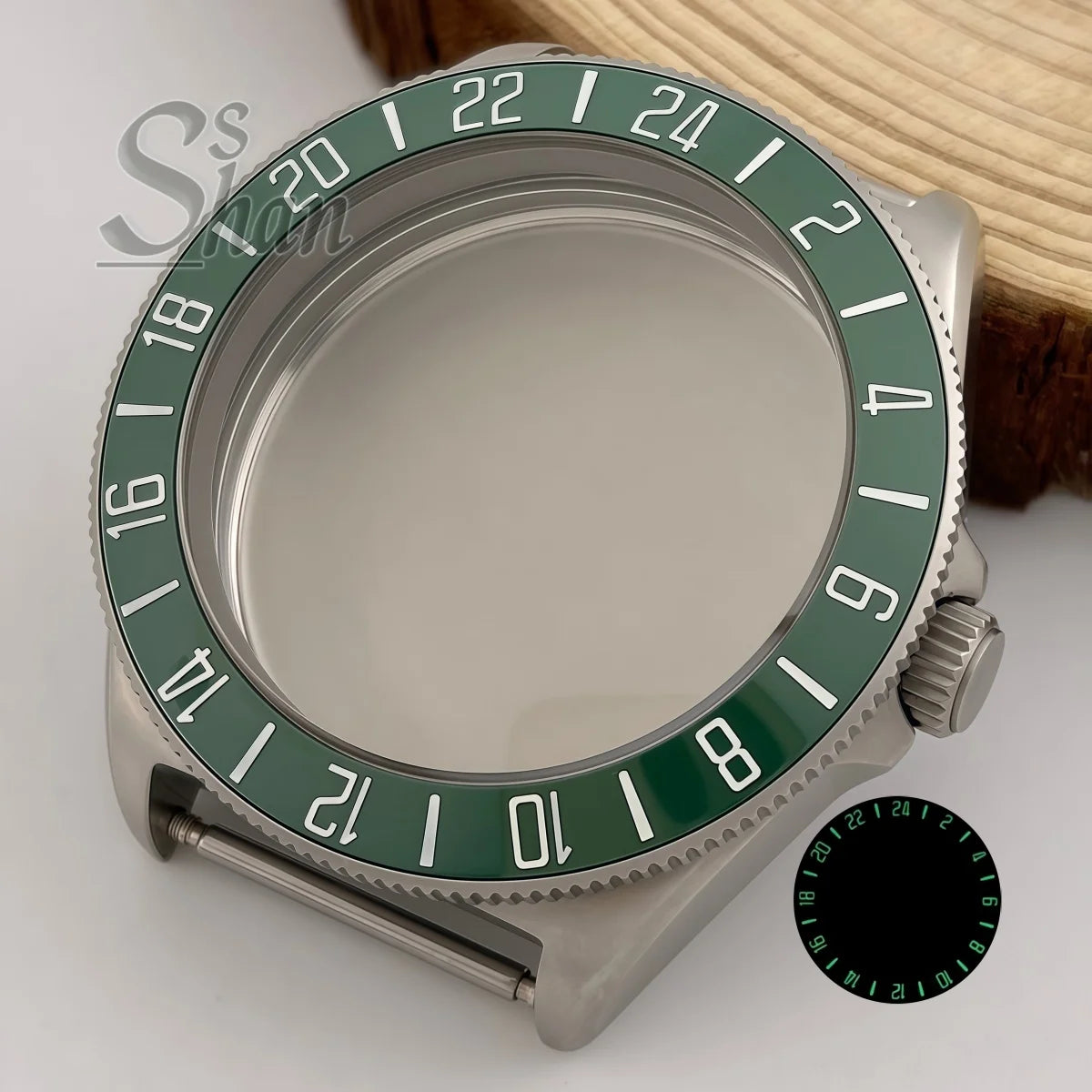 40mm tactics frog FX diving watch case dome sapphire luminous bezel NH34A NH35A ETA2824 PT5000 movement parts