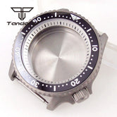 41mm Titanium Skx007 Watch Case 3.8 Crown Sapphire Glass Chapter Ring Fit NH35 NH36 NH38 Movement