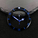 Submariner Bezel NH35 38mm bezel insert red Hands Watch Hands Blue Green Luminous Red Green Blue Hands For NH35/36/4R/7S Movement Watches Parts