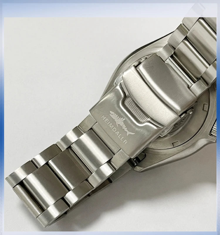 Heimdallr 40mm Titanium Diver Watch Case For NH35 NH36  Movement Sapphire SKx007 style 20bar