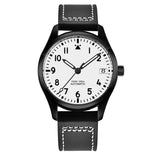 PVD Pilot Watch Sterile for Custom logo 39MM Sapphire 10Bar NH35