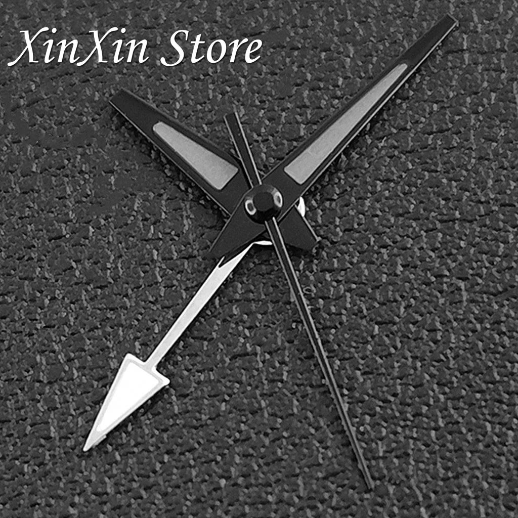GS 4 Pointers NH34A GMT Watch Hands C3 Green Luminous Watch Needles for NH34 NH35 NH36 NH38 Movement