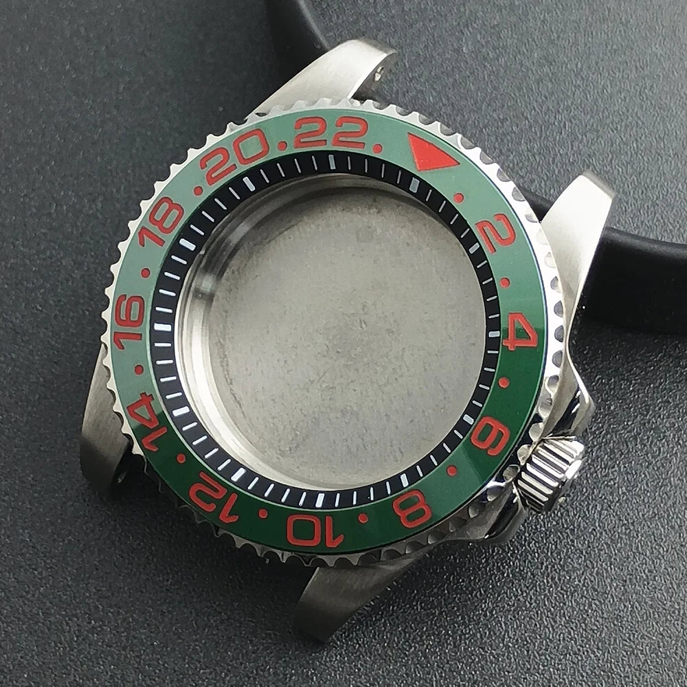 40.5mm Submariner Case GMT with Chapter Ring for NH34 NH35 NH36 Movement Sapphire 10ATM