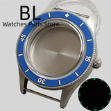 Miyota 9015 watch Case Fifty Fathoms 40mm Retro Domed Sapphire Luminous Bezel For NH35 NH36 NH34 ETA 2824 PT 5000 Miyota 9015 10bar