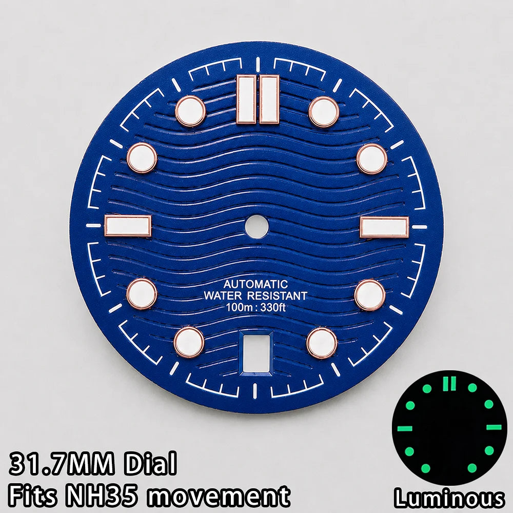 42mm NEW Seamaster Case with 31.5mm Dial 38mm bezel insert Fits NH35 movement Sapphire Stainless steel 10bar