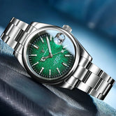 Explorer Watch Tandorio TD110T NH35 Automatic 36/39mm Teacup Pattern Date Luminous  Sapphire 10bar Dress