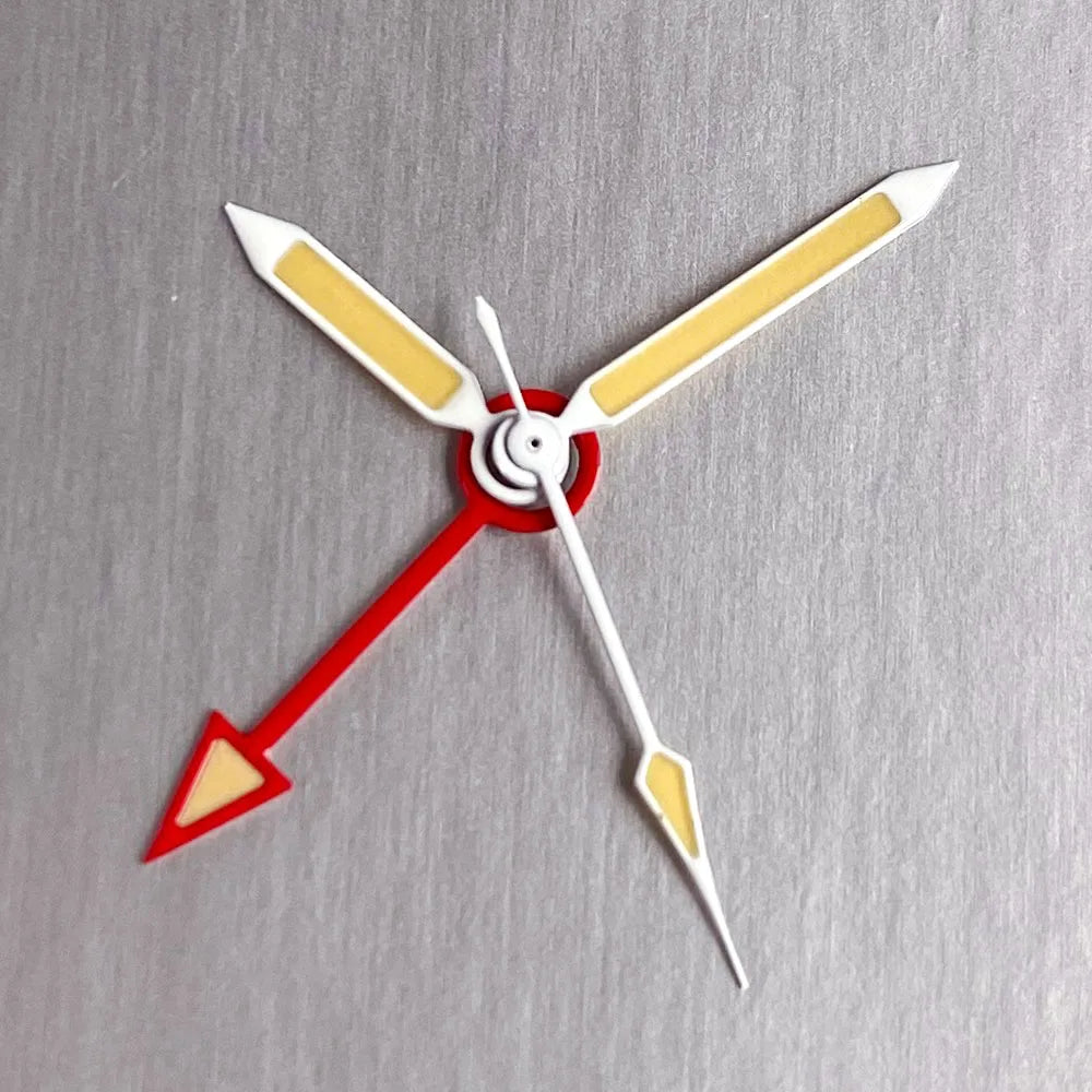 NH34 GMT Dial 29mm Mod black/white Watch Dial Face fit NH34 Automatic Movement Men Watches Part Accessories  Arabic numerals