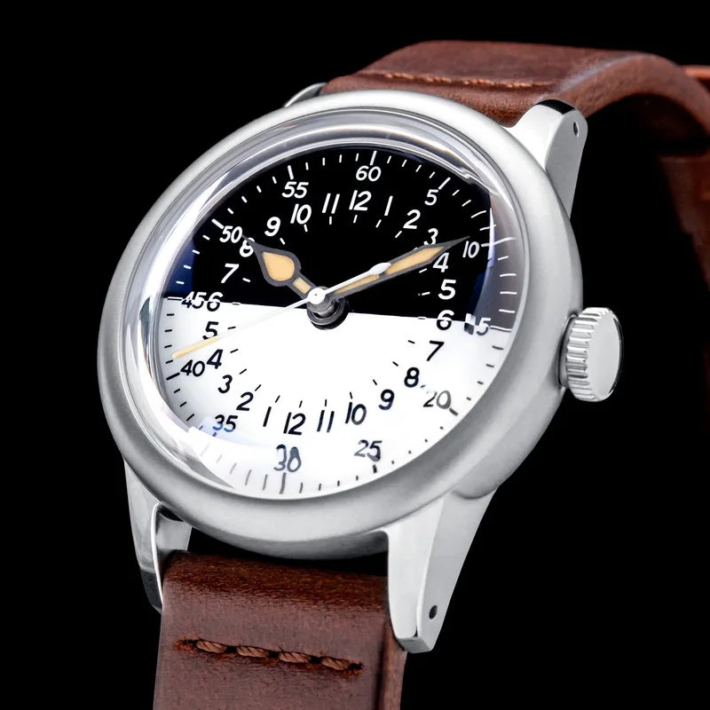 THORN SHY041 NH34 GMT Automatic Watch 36MM Pilot 15Bar Waterproof THORN SHY041 NH34 GMT Automatic Watch 36MM Pilot 15Bar Waterproof