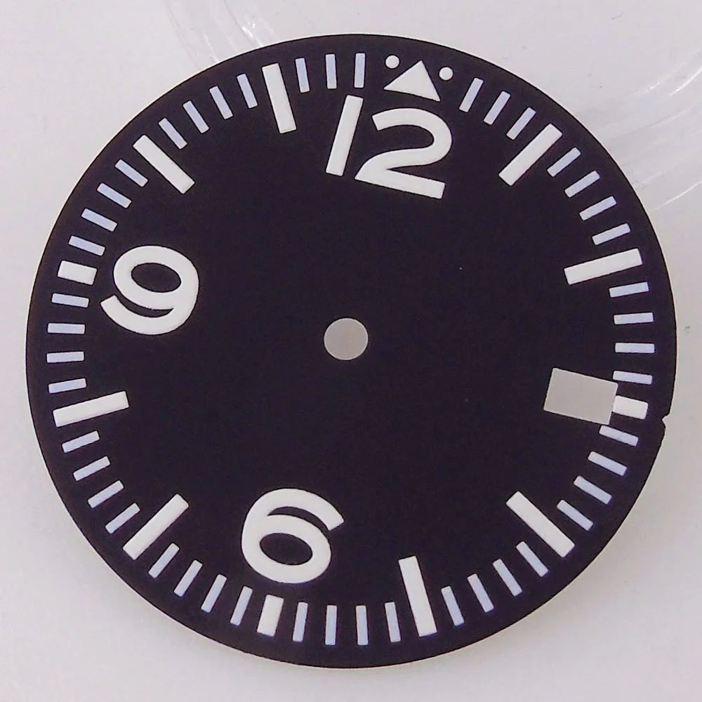 29mm explore Watch Dial Face Sword Red Hand for NH 35 NH 36 ET A2824 PT 5000 Black Face for sk x MOD Parts