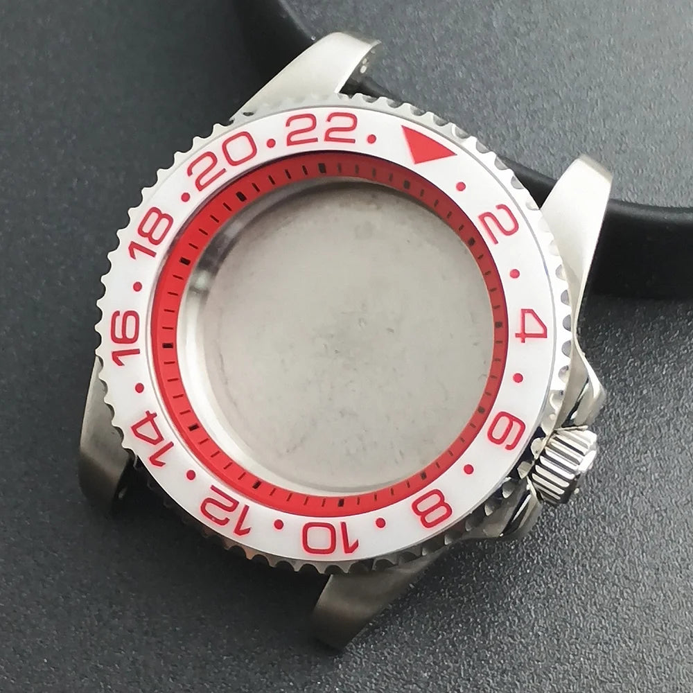 40.5mm Submariner Case GMT with Chapter Ring for NH34 NH35 NH36 Movement Sapphire 10ATM