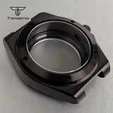 Black PVD 40mm Engineer Watch Case Watchband Sapphire Glass Fit for Engineer Style Watch Mod Accessories NH35 NH36/ETA2824 PT5000 Model