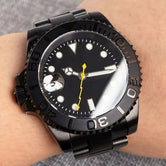 40mm Left-Handed Submariner Mod watch Tandorio TD218A NH35 Movt Lefty Diver 20BAR Glide Lock Sapphire