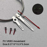 29.5mm VK63 Dial Chronograph Green Luminous High Quality Watch Modification Accessories