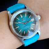 Blue Red Multicolor Dial Tandorio Swim 36mm NH35A 200M Waterproof Diving Automatic Men Watch Luminous Sapphire Glass Pilot Style