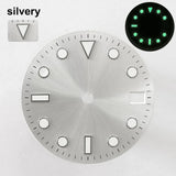 151 type of dials Submariner 28.5mm dial with calendar window suitable for NH35 movement luminous dial can support DIY dial customization name/logo