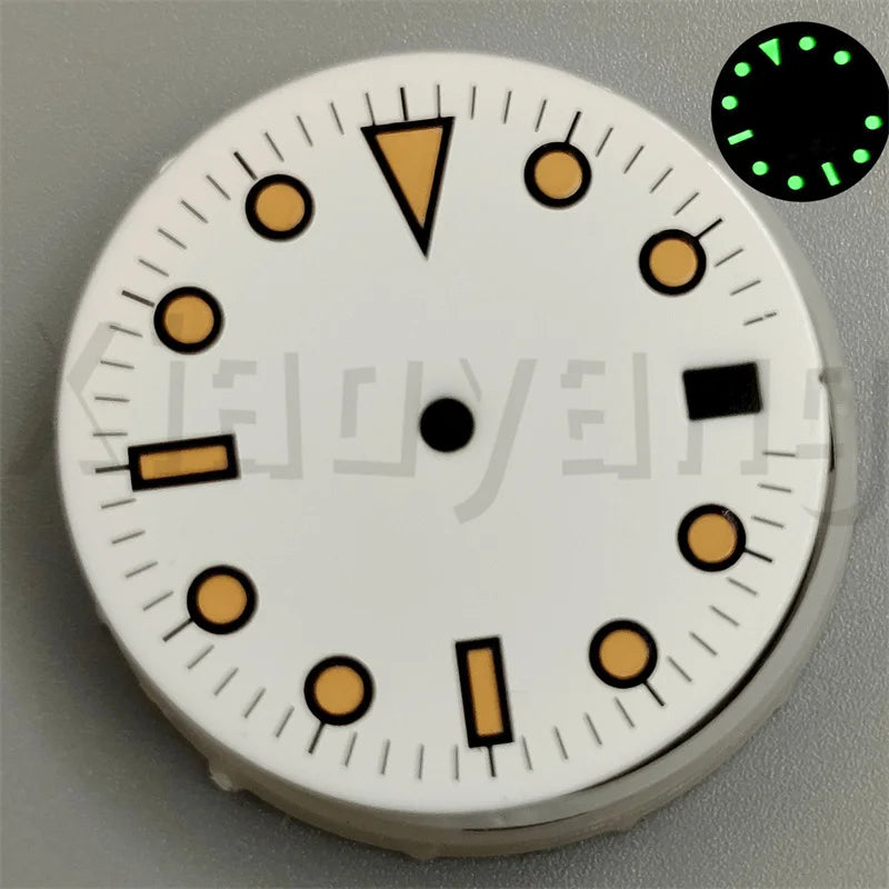 California Dial 29mm Sterile Green Luminous for NH35 NH36 NH34 ETA2824 PT5000