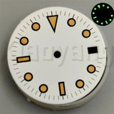 California Dial 29mm Sterile Green Luminous for NH35 NH36 NH34 ETA2824 PT5000