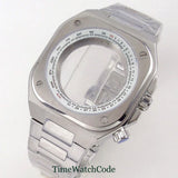 42mm Br-05 Watch Case Rotating Chapter Ring for NH35A NH36A NH34 ETA2824 PT5000 etc Square Case Sapphire Glass Back 10ATM