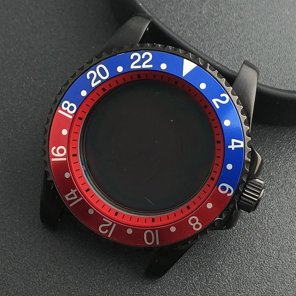 40.5mm Submariner Case GMT with Chapter Ring for NH34 NH35 NH36 Movement Sapphire 10ATM