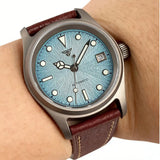 36mm Titanium Pilot Watch Tandorio TD140T Texture Dial Miyota 8215 NH35 PT5000 Automatic 20ATM Sapphire