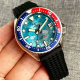 37mm SkX013 Watch Mop Dial Tandorio TD227M 20bar Diver Stainless Steel 3.8 Crown Sapphire