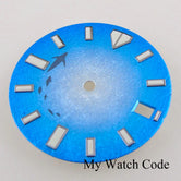 316L stainless steel case 40mm  Watch Case Parts for NH34 NH35 NH36 NH70 NH72 NH38 NH39 Blue Chapter Ring Sapphire Crystal