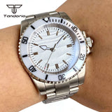 40MM Sand Dune Submariner Mod Tandorio TD266S Sapphire For  Miyota 8215/NH35/2824 Movt 10ATM