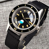 TA2 Titanium Fifty Fathoms Diver Tandorio TD223T Japan NH35 Miyota 8215 PT5000 20Bar Doned Sapphire Lumed Bezel