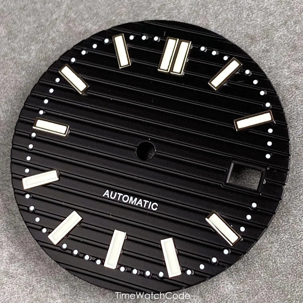 Nautilus Dial For NH35 movement NH36 NH38 NH70 NH71 NH72 29.2mm green Luminous Hands set