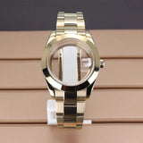 Explorer Watch Case 36mm/39mm Silver Rose Gold yellow Gold Two tone Sapphire 316L stainless Steel For Nh35 Nh36 NH34 NH38 Nh70 Miyota 8215 8285Movement