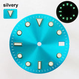 151 type of dials Submariner 28.5mm dial with calendar window suitable for NH35 movement luminous dial can support DIY dial customization name/logo