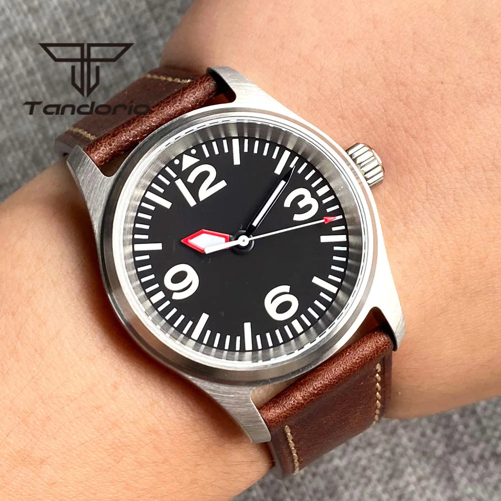 Tandorio 36mm Pilot Watch TD140B PT5000 NH35A Movement 20bar Sapphire