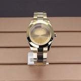 Explorer Watch Case 36mm/39mm Silver Rose Gold yellow Gold Two tone Sapphire 316L stainless Steel For Nh35 Nh36 NH34 NH38 Nh70 Miyota 8215 8285Movement