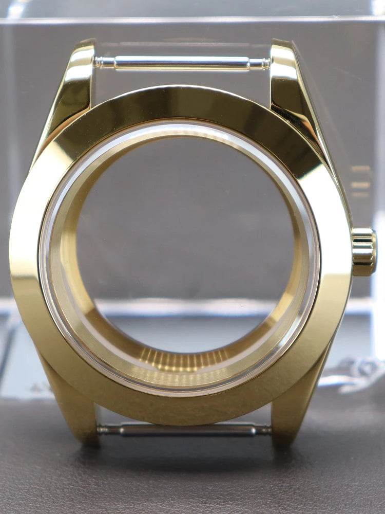 Explorer Watch Case 36mm/39mm Silver Rose Gold yellow Gold Two tone Sapphire 316L stainless Steel For Nh35 Nh36 NH34 NH38 Nh70 Miyota 8215 8285Movement