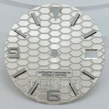 honeycomb texture watch dial is 29mm green luminous suitable for replacing parts of NH35 and NH36 movements
