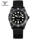 42mm PVD Black FXD Tandorio TD267B Titanium Diver NH35 Miyota 8215 PT5000 Automatic Sapphire 20ATM