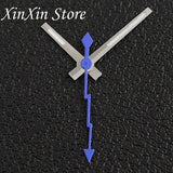 Black NH35 28.5mm Watch Dial Who Cares  With Lightning Second Hands For NH35 4R35 Movement Who Cares Lt's Already Late Replace Watch Dial