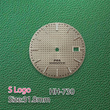 31.8mm watch dial PRX dial NH35 Oak dial Dial No Hands Green Luminous Suitable for NH35 NH36 Movement Watch Modification Accessories