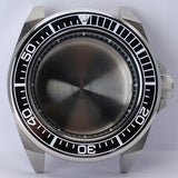 43.8mm Modified Samurai Watch Case Sapphire  For NH35 NH36 NH38 4R36 Movements 100M Waterproof
