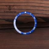 62mas Bezel 39mm*33mm Watch Bezel Insert Ceramic/Aluminum Material Black/Blue/Green/Silver Watch Spare Parts Fit