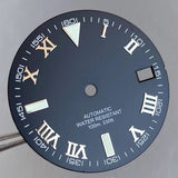 Wimbledon Style Roman Numeral Sunburst Dial 29mm Watch Dial Face For NH35 NH36 NH38 Movement Watch Replacement Part