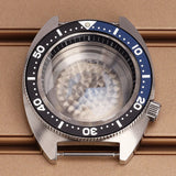 41mm Mod Turtle Watch Case Sapphire Glass Waterproof For Abalone/tuna mouth Captain Willard TMI NH35 NH36 NH38 4R Movement Stainless Steel Watch Accessories