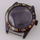 39mm PVd Black Rose Gold Dive Watch Case BB58 Mod 20BAR Waterproof Dome Sapphire Glass 39mm Black Bay Watch Case for NH34 NH35 NH36 NH70 ETA2824 PT5000 Watch Parts (Copy)