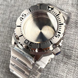 42mm Monster Watch Case Stainless Steel Bracelet Sapphire Crystal 20ATM NH35 NH36 pt5000 eta2824 sW200 Automatic 3.8 Crown 120click