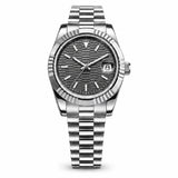 39mm DateJust Mod CORGEUT 6002G Miyota 8215 Seiko NH35 Automatic Geometric Dial Sapphire Half-Fluted Bezel 10ATM