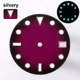 151 type of dials Submariner 28.5mm dial with calendar window suitable for NH35 movement luminous dial can support DIY dial customization name/logo