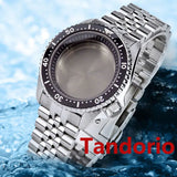 41mm skx Watch Case 20ATM Waterproof Diver fit NH34 NH35A NH36A SSK001 Sapphire Glass Mens Automatic Movement Ceramic Bezel